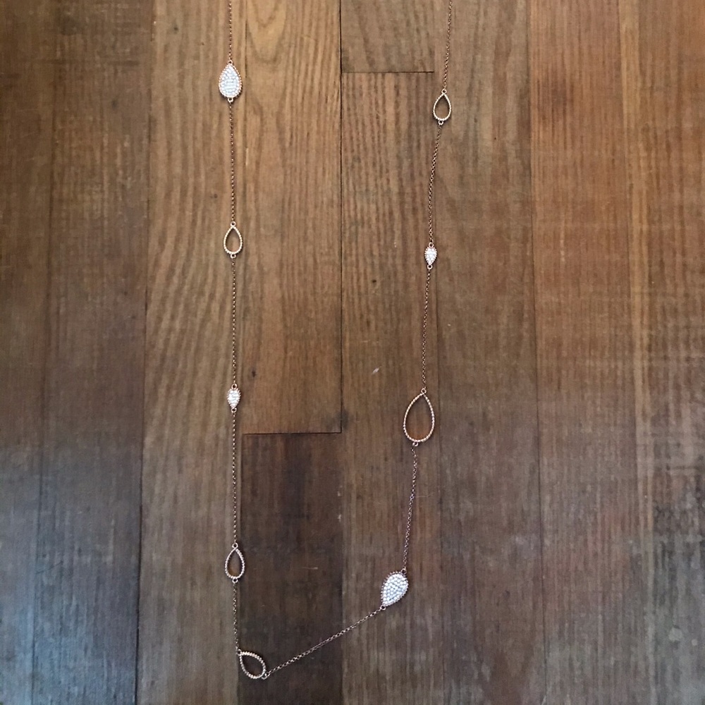 Long Rose Gold Necklace
